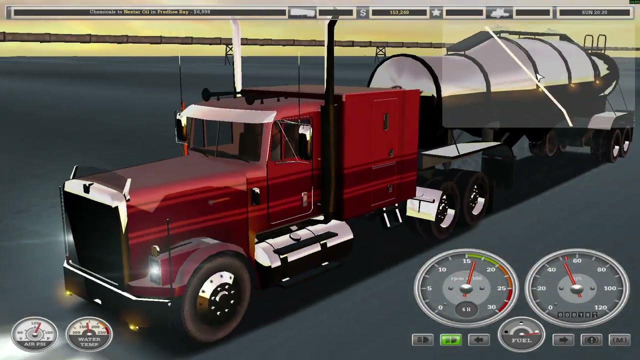 18 wheels of steel Haulin : Deadhorse - Prudhoe Bay and Nuiqsut ( Dalton Extreme map )