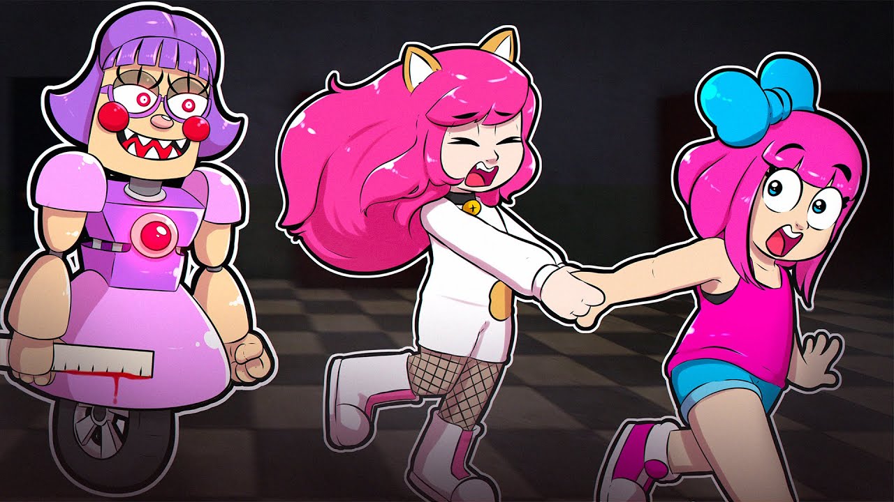 📏 PAPILE E MIAUZINHA ESCAPAM DA PROFESSORA ANIMATRONIC 🏫(Roblox Escape Miss Ani-Tron's Detention)