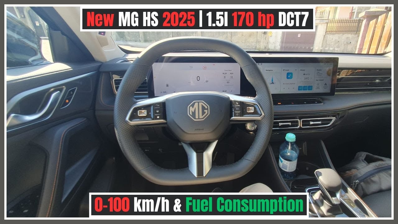 MG HS 2025 (1.5l 170 DCT7) Acceleration & Fuel Consumption Test