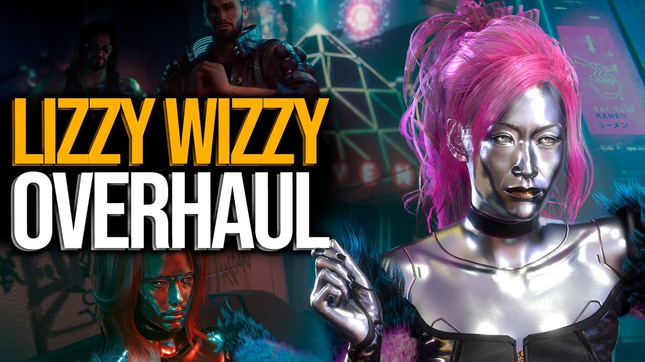 Cyberpunk 2077: Transformei o Visual da Lizzy Wizzy (Ficou Insano)