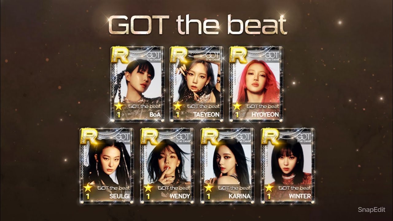 Superstar SMTOWN | Completed GOT the beat Limited Theme & Event Wallpaper 🥰