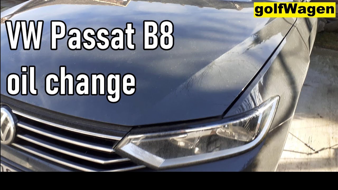 VW Passat B8 Oil change