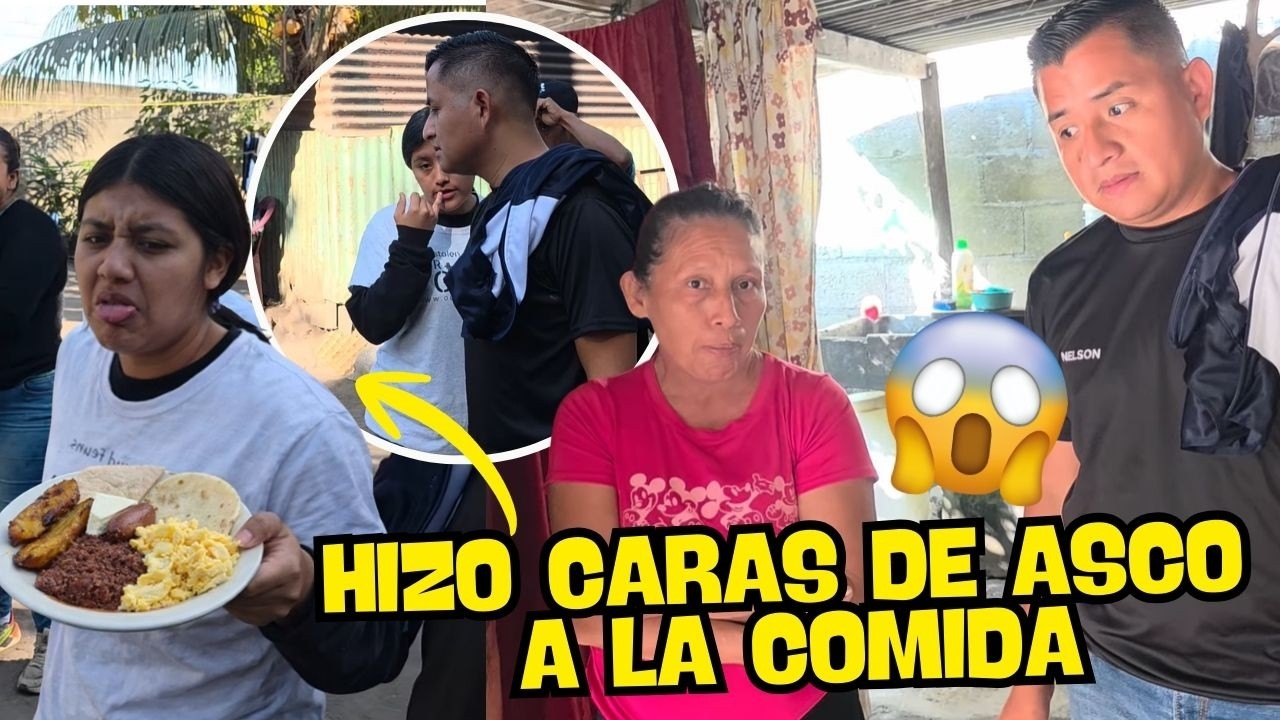 Asi nos recibieron los panchas😱😱  De corazón nos dieron comida y Yeni despreció la comida😡😡