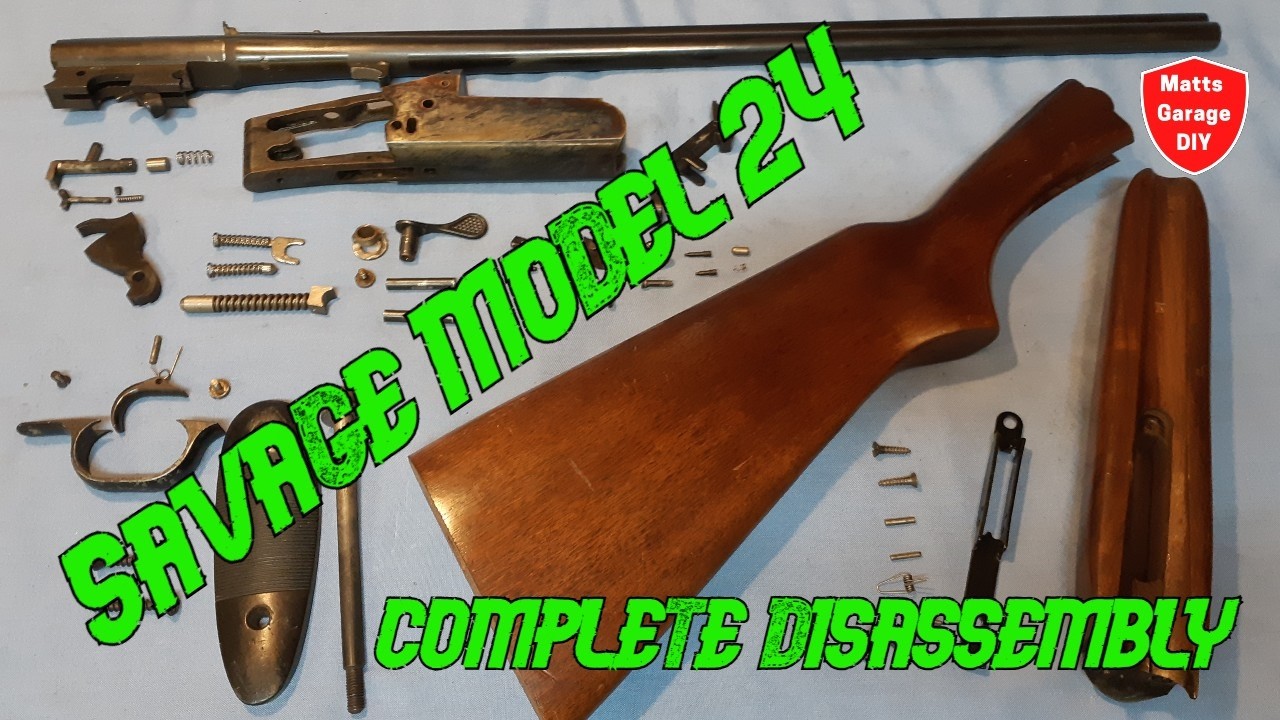 Полная разборка винтовки Savage Model 24 (Stevens).