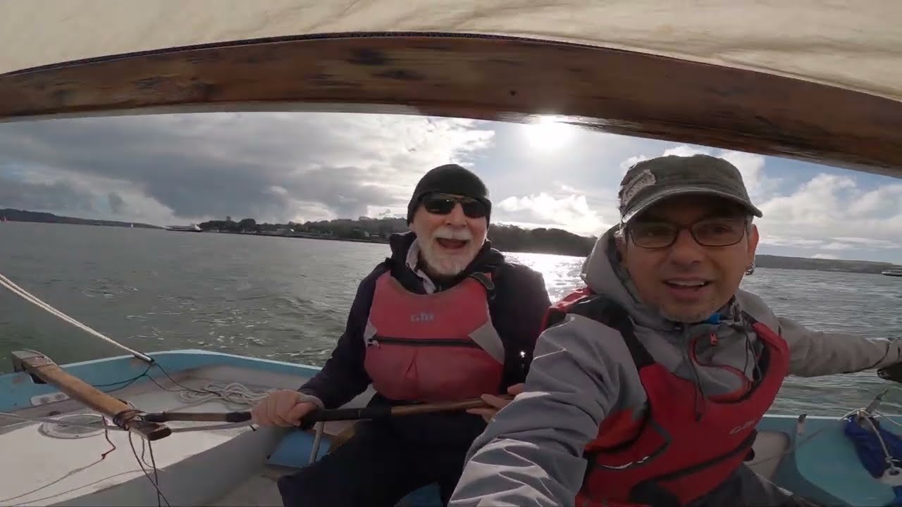 Up The Creek With a Paddle, sailing My Gull ep.7 Penhale Creek
