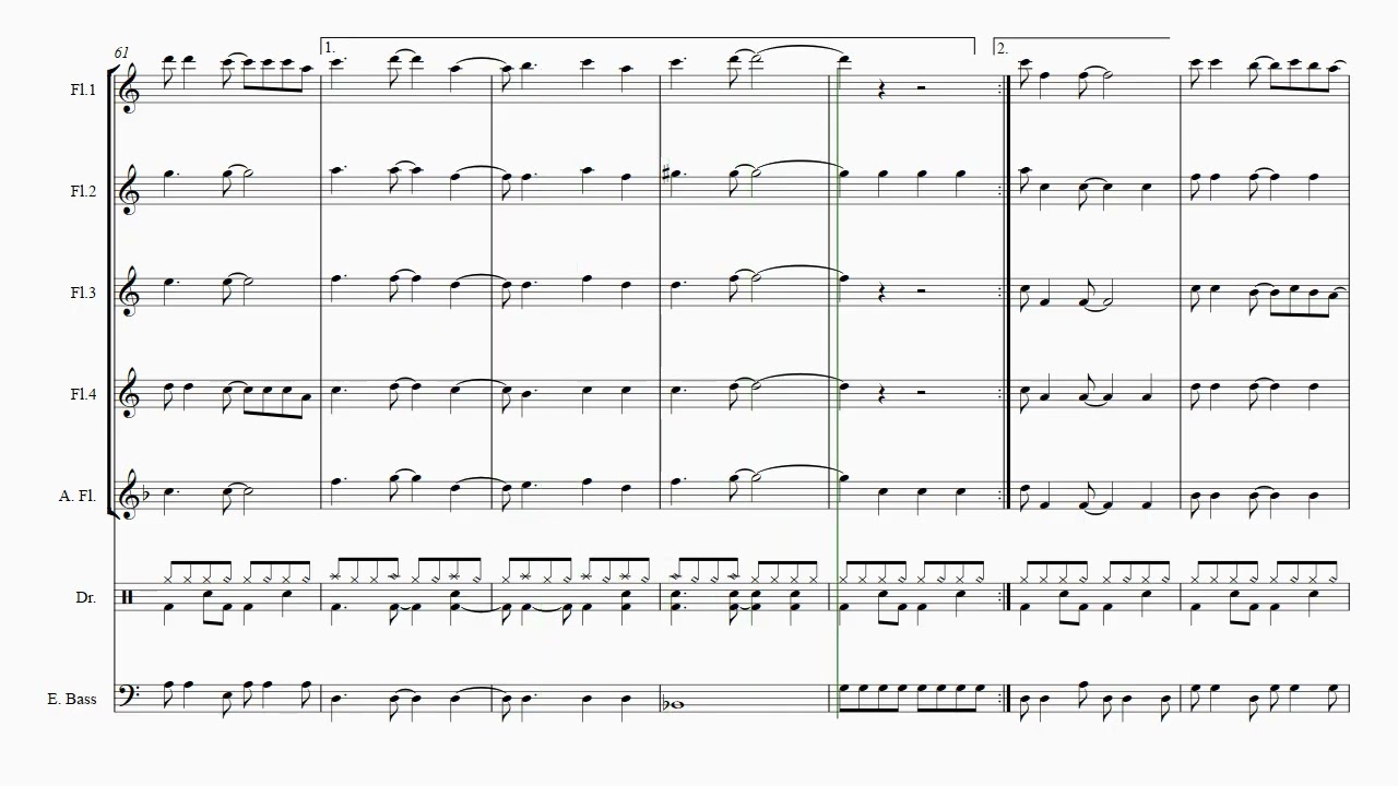 Can't Take My Eyes Of You - Frankie Valli - Flute Choir