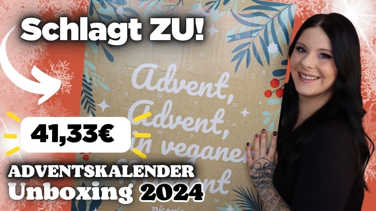 Schlagt zu!💥 Niceria Vegan Adventskalender 2024