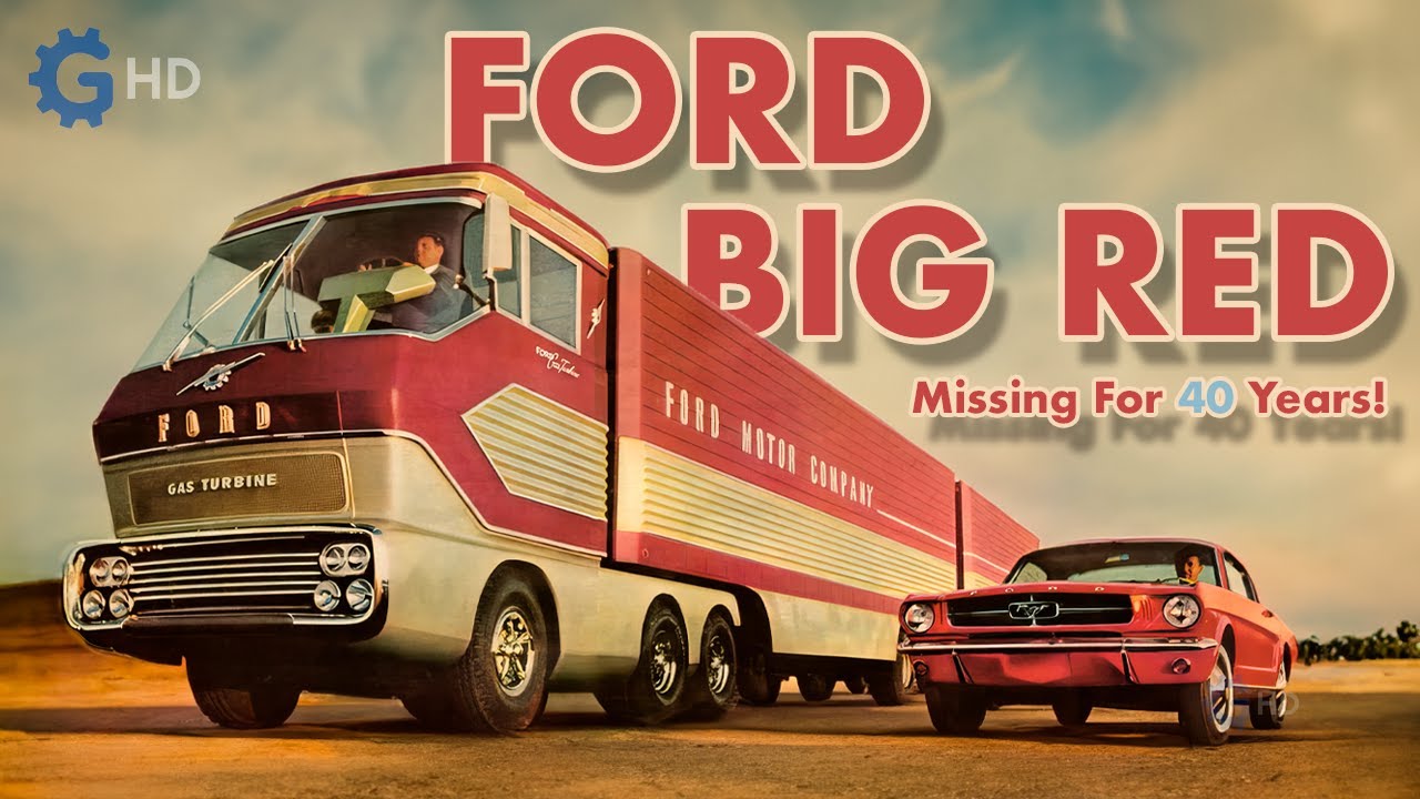История грузовика Ford BIG RED Turbine, который пропал на 40 лет!