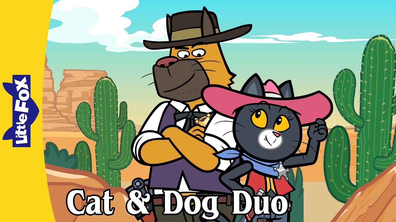 Cat & Dog Duo: Wild West Adventure Begins! | Full Story Ep. 1–4 | Little Fox