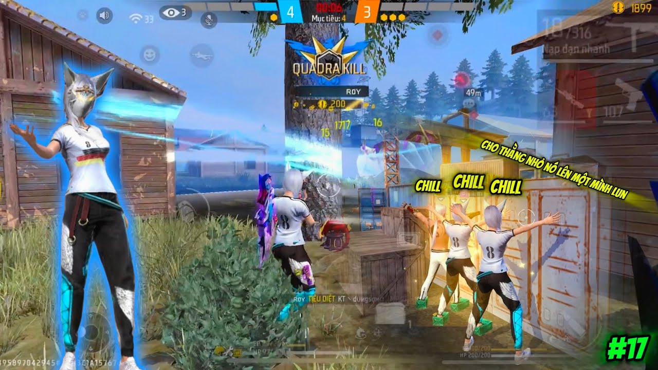 [Free Fire] Giả Gái Ghép Kênh Thế Giới Gặp Team Vui Nhộn Hài Hước P2 | #17