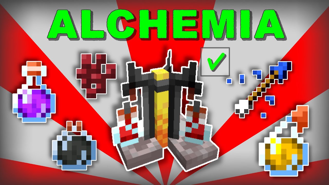 Alchemia Poradnik MINECRAFT 1.21.8 Pełne om&oacute;wienie (Jak robić mikstury)