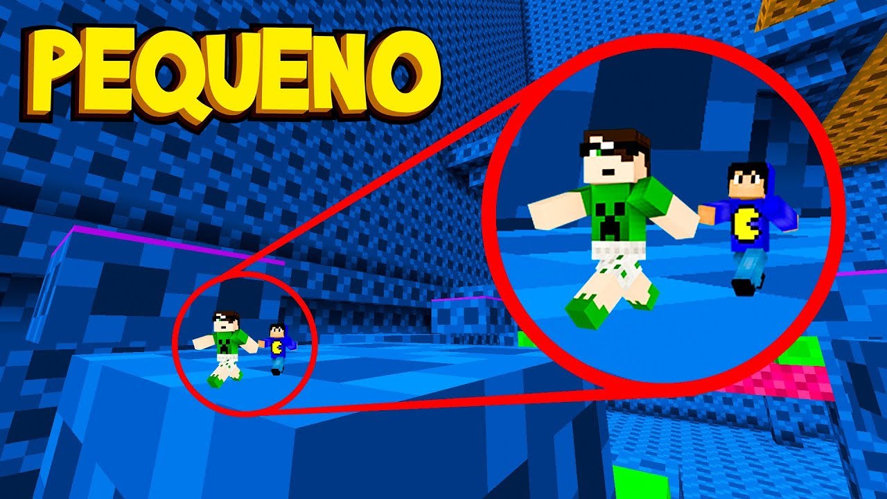 Minecraft: FAZENDO PARKOUR MINÚSCULO!