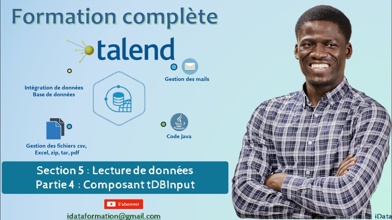Lecture des données d'une base de données (Composant tDBInput)  – Talend Data Integration #13