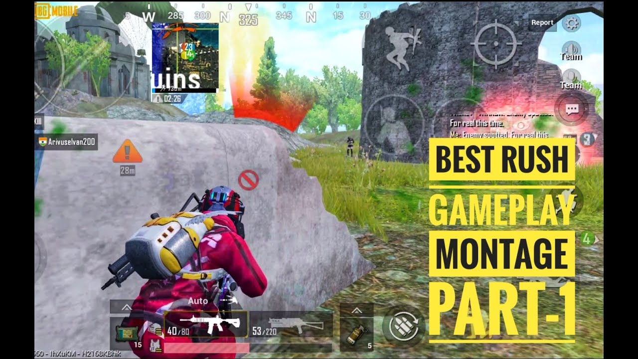 PUBG MOBILE GAMEPLAY MONTAGE #1 | PUBG MOBILE | FALKE GAMING