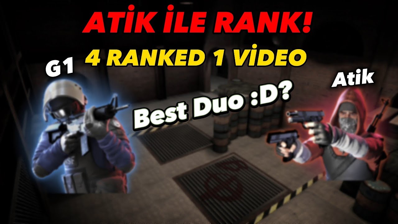 BU İKİLİ CAN YAKIYOR! G1 & ATİK // 4 RANK MAÇI ÖZET // Critical Ops Türkçe Sesli!