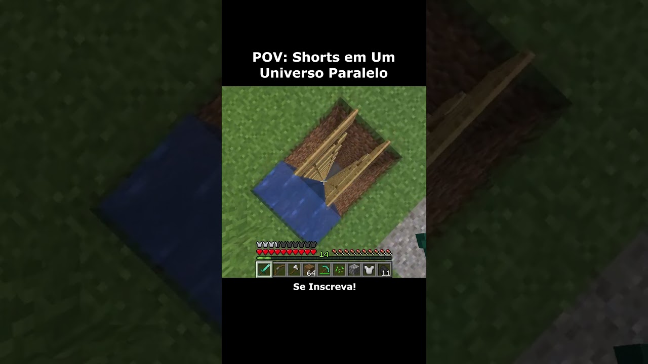 Shorts em um Universo Paralelo... 💀(pt.2) #minecraft