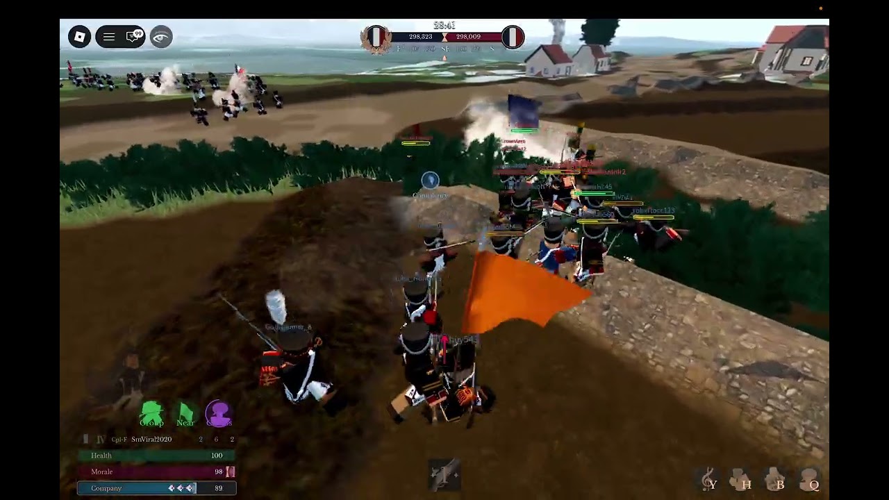 Napoleonic wars (Roblox) gameplay | Main battle | 112e (French), Fus-spec line | FG POV | 21.02.26