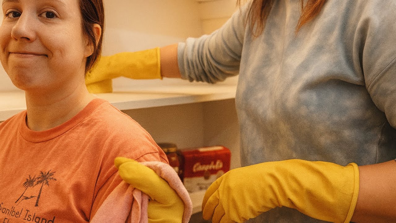 ASMR | Deep Cleaning My Filthy Space in Tight Yellow Dish Gloves 🧽✨