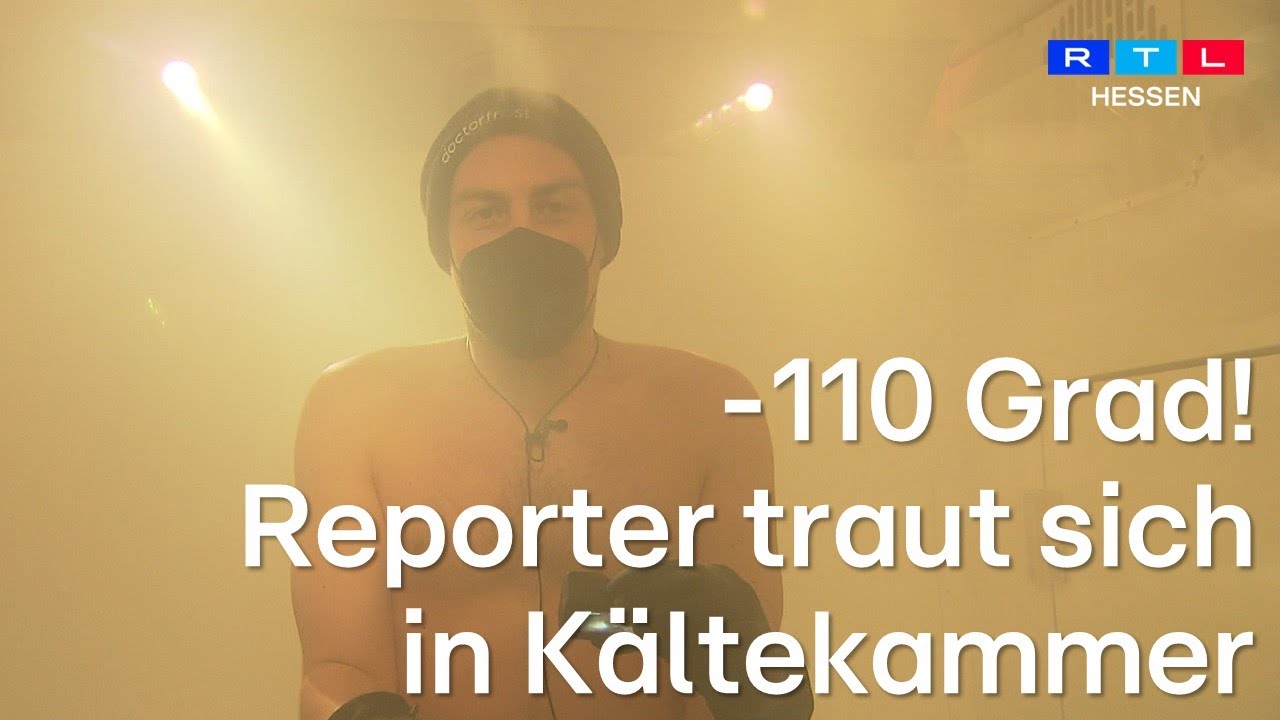 Gesund frieren! Reportertest in der Kältekammer