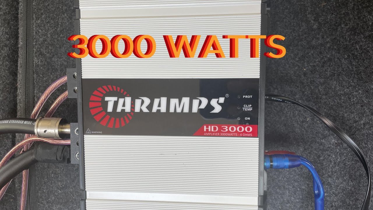 Taramp 3k 4ohms!