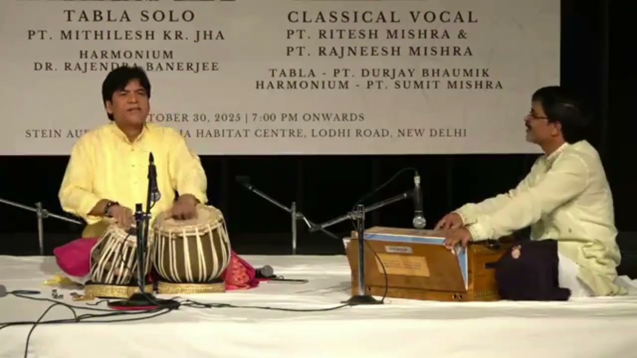 Gurujee Ka Sikhaya Chaumukhi Kayda | Tabla Mastereo Pandit Mithilesh Jha
