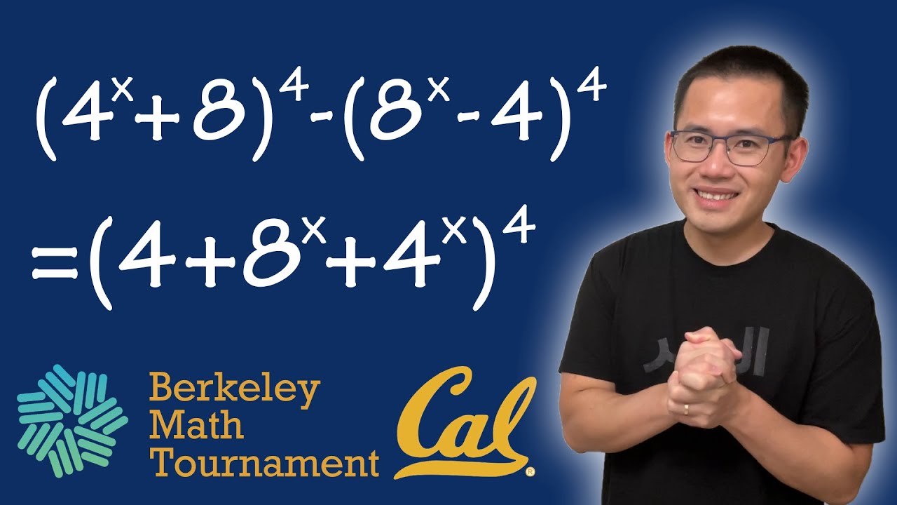 Math for fun: solving (4^x+8)^4-(8^x-4)^4=(4+8^x+4^x)^4
