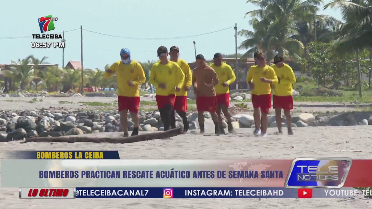 Bomberos refuerzan prácticas de rescate acuático previo a Semana Santa