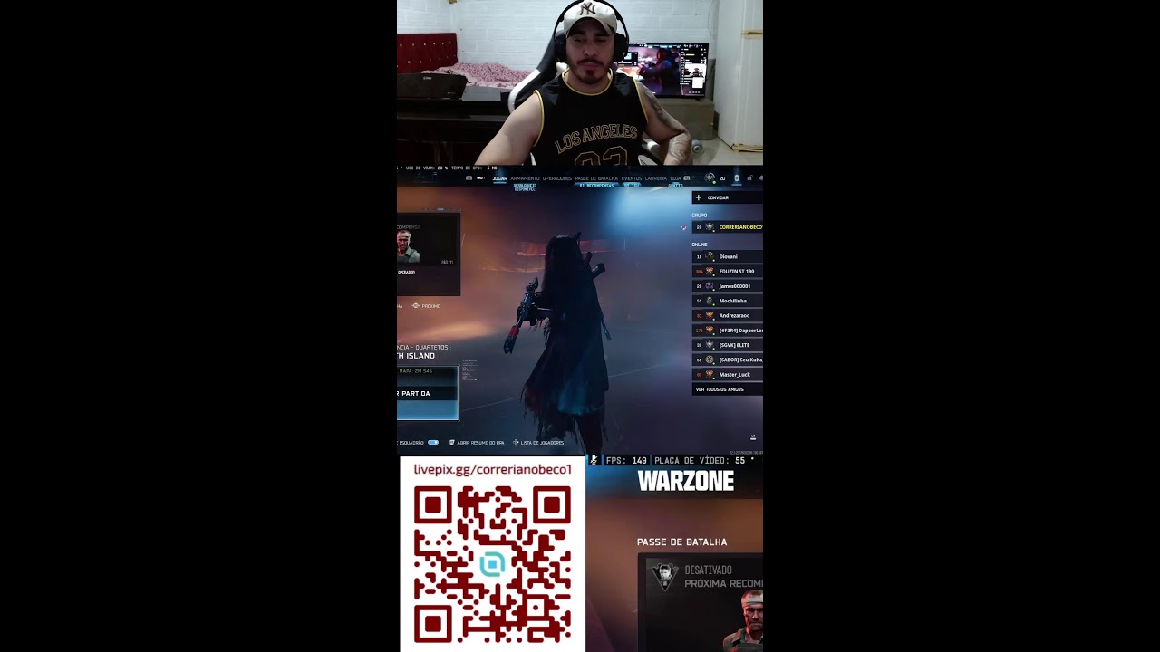 Jogando Call of Duty! CORRERIANOBECO1 Live Stream