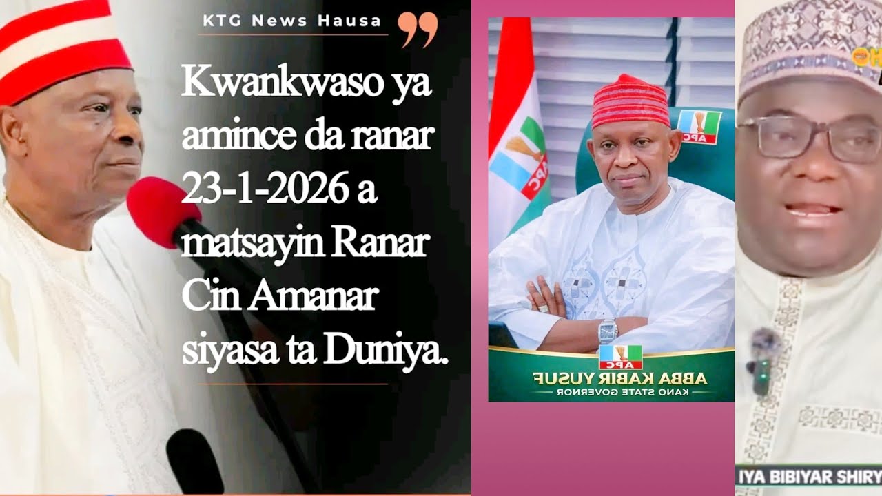 RANAR MARTANI GA MAGUDU DAYA AIYANA RANAN 23/01/2026 AMATSAYI RANAR CIN AMANAR DIYASA TA DUNIYA