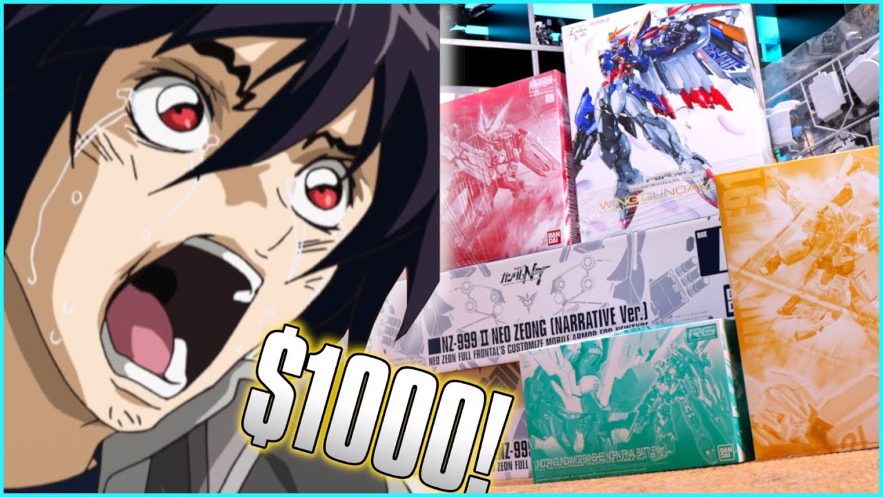 This is what $1000 Dollars of P-Bandai Gunpla Looks Like! Gundam Haul