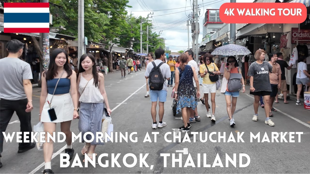 🇹🇭 Bangkok Chatuchak Weekend Market 4K Walk  | Explore Thailand’s Largest Market