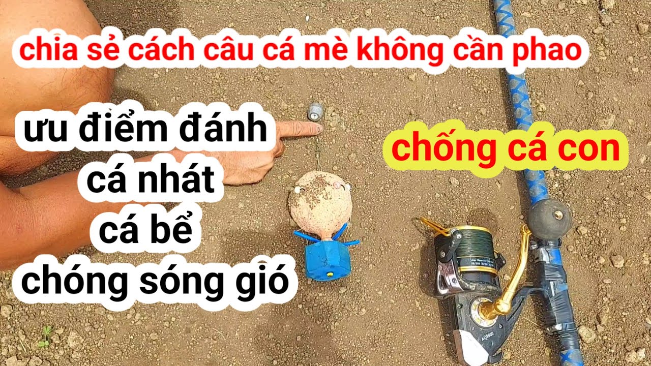chia sẻ cách câu cá mè không cần phao, dính luôn em cá mè đột biến siêu đẹp #camedotbien