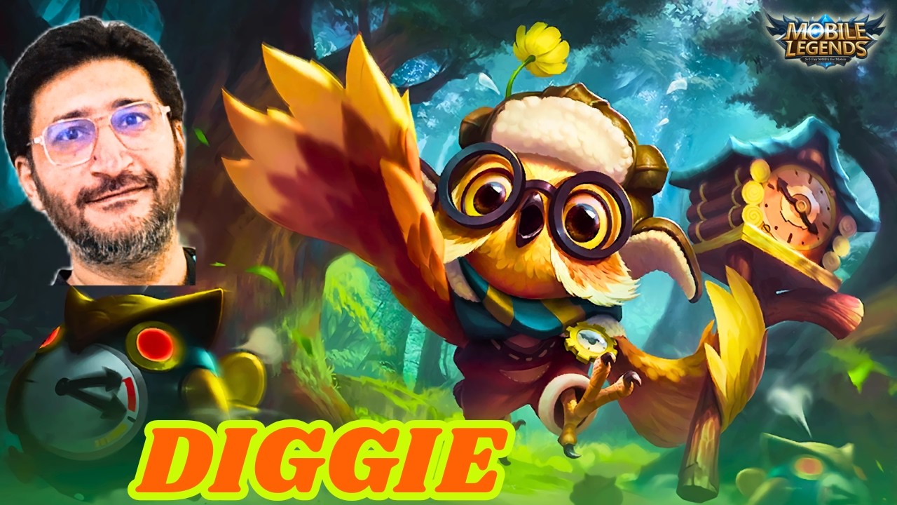 Diggie : Massive Heal, Fabulous Defender , Expert Wingman Gameplay | MLBB