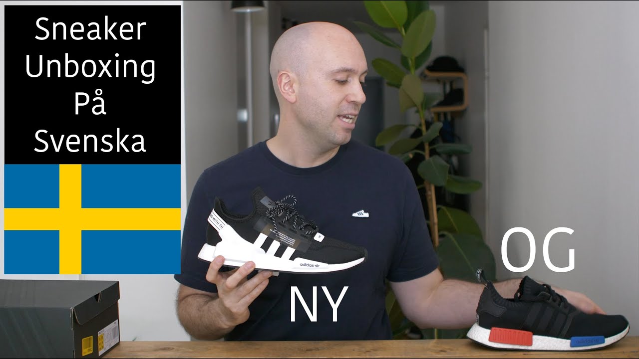 Sneaker Unboxing På Svenska - NMD R1 Version 1 vs Version 2 - Mr Stoltz 2020