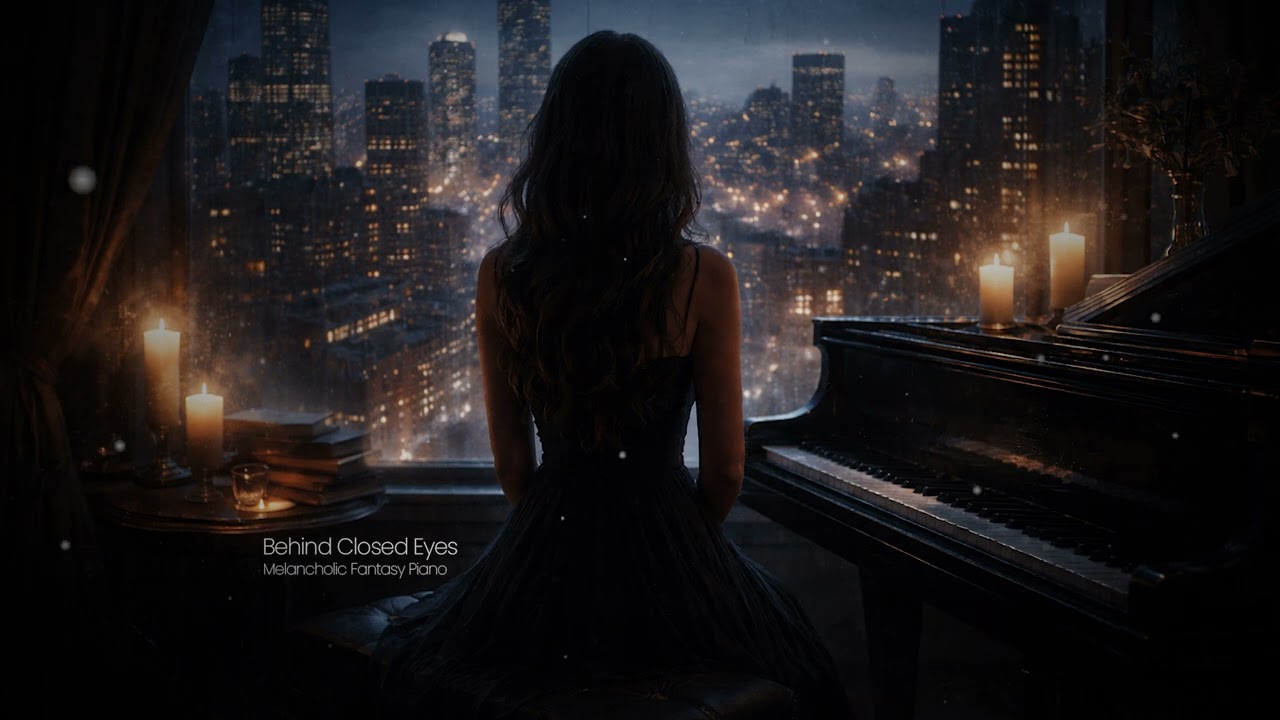 Behind Closed Eyes – Melancholic Piano for Late Nights | Emotional & Cinematic Music