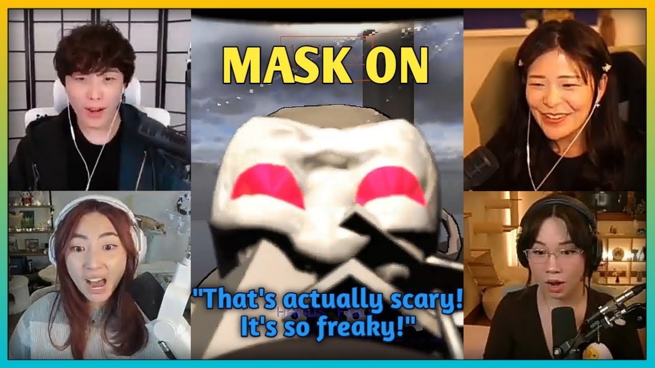 Sykkuno's Lobby Encounters The Dramatic Mask For The First Time (Multiple POVs)