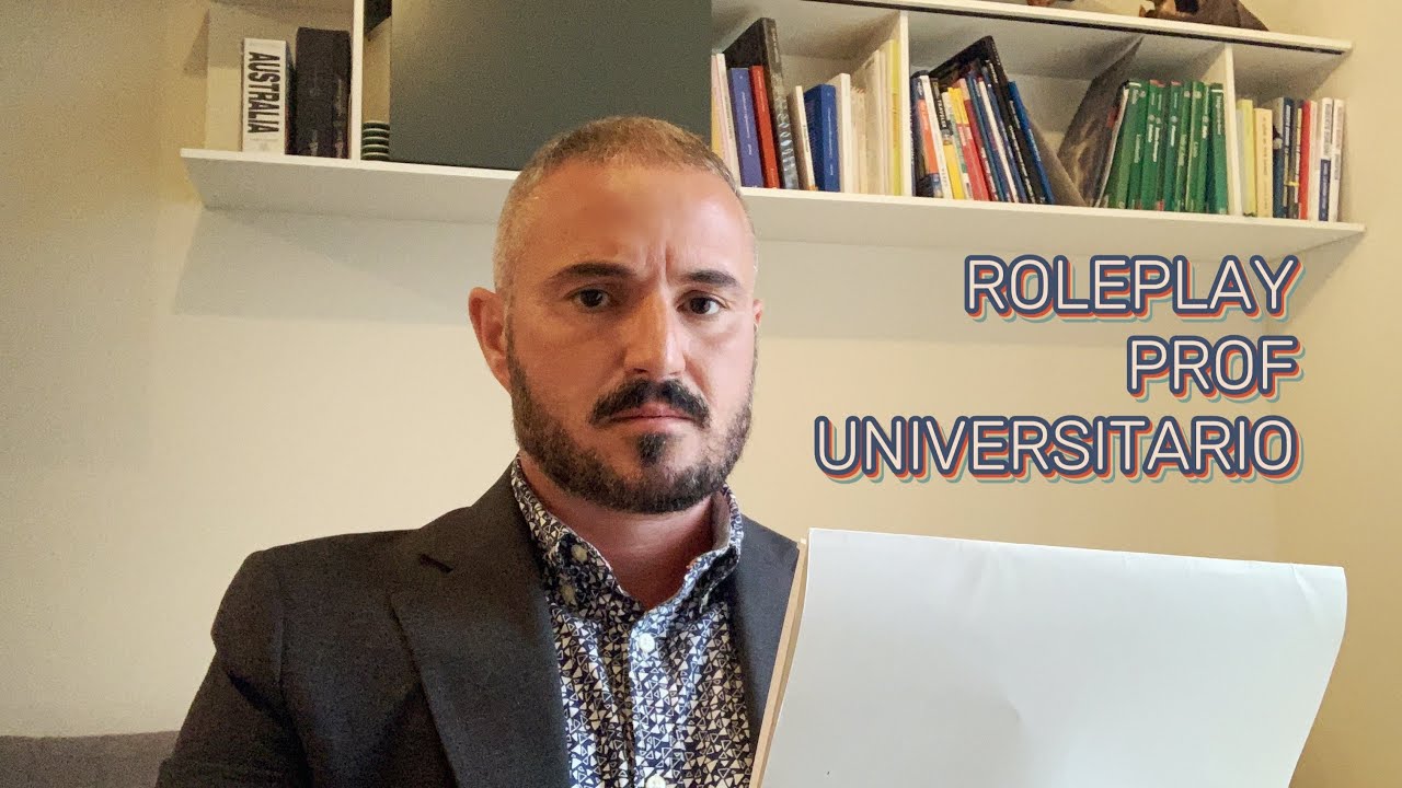Roleplay Prof universitario 👨🏻‍🏫 - ESAME di diritto privato | ASMR ITA