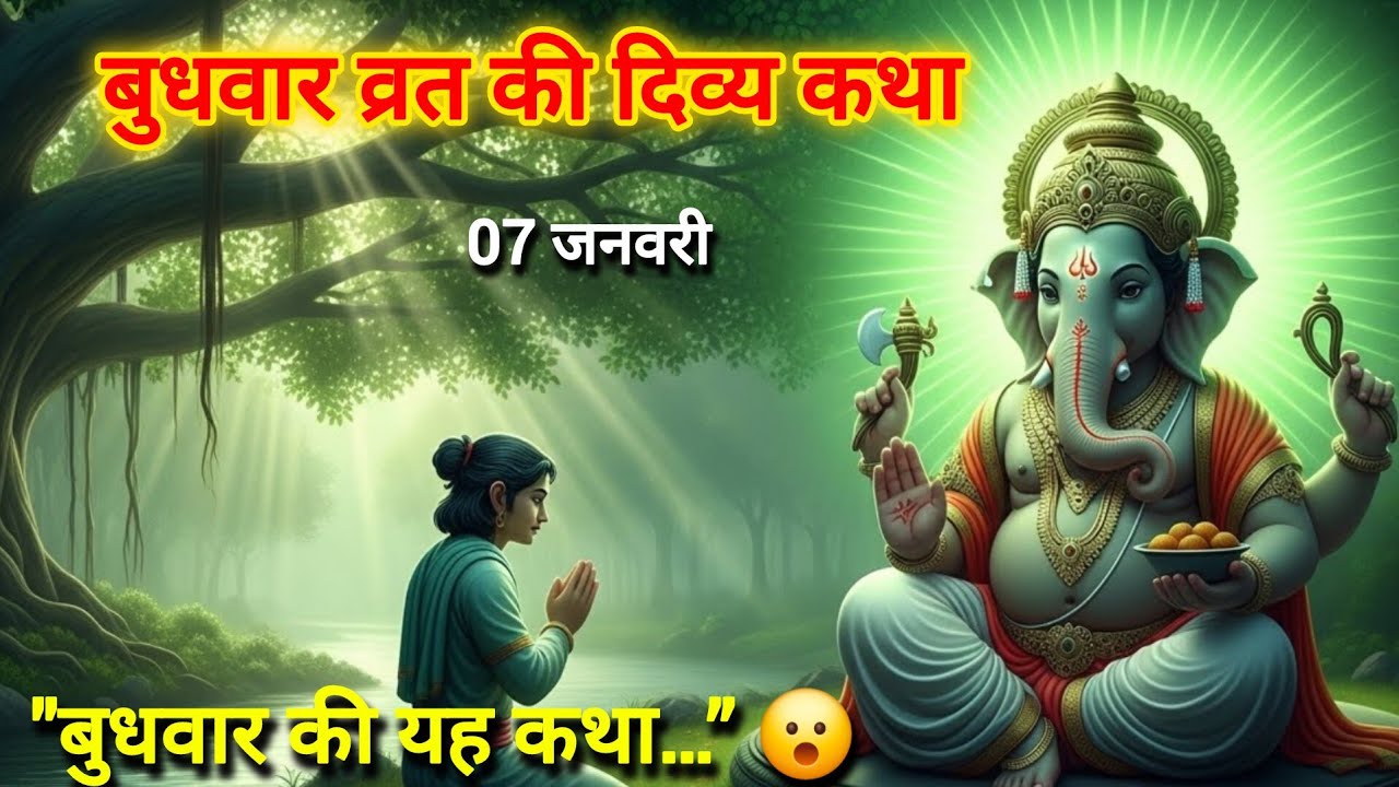 श्री गणेश जी की कृपा से दूर होते हैं कर्ज, रोग और जीवन के सभी संकट | Budhwar Vrat Katha | 