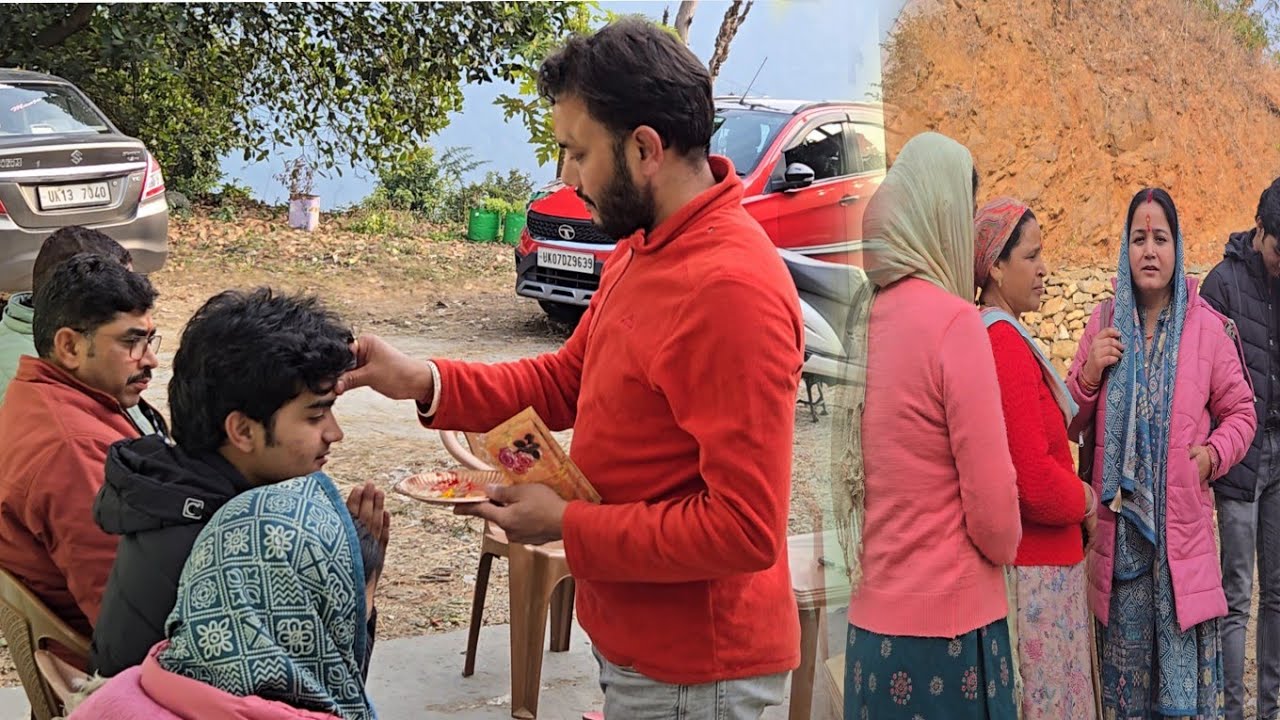 Chote sas ji aur sasur ji aaye ganw😊