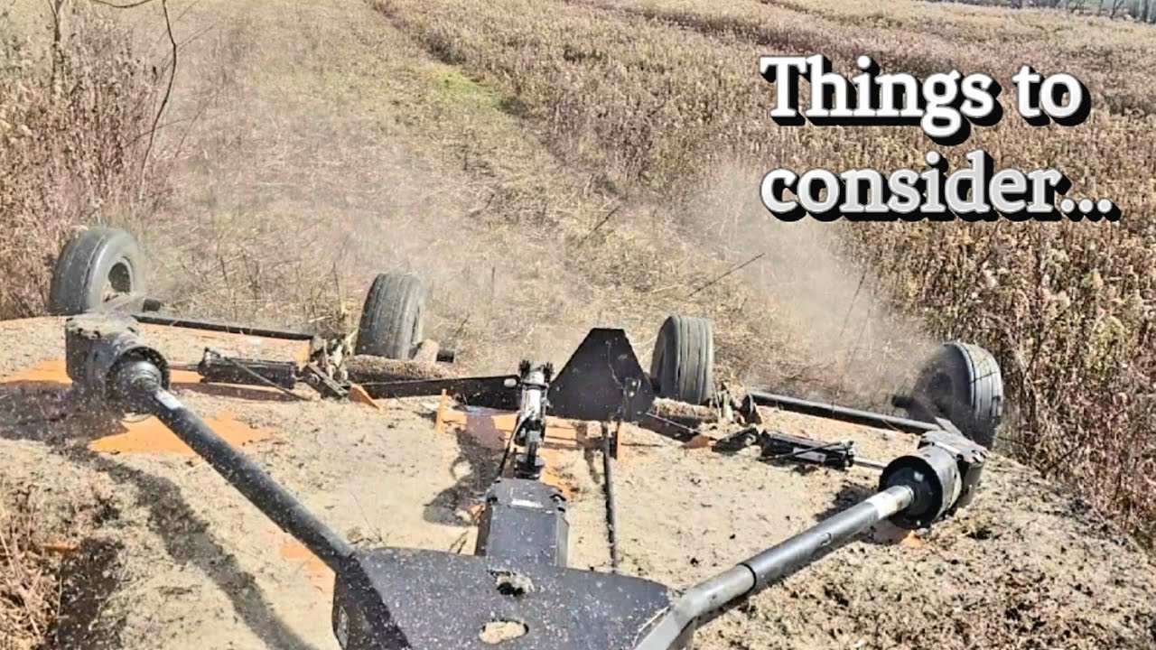 Approach to Brush Hogging a New Field