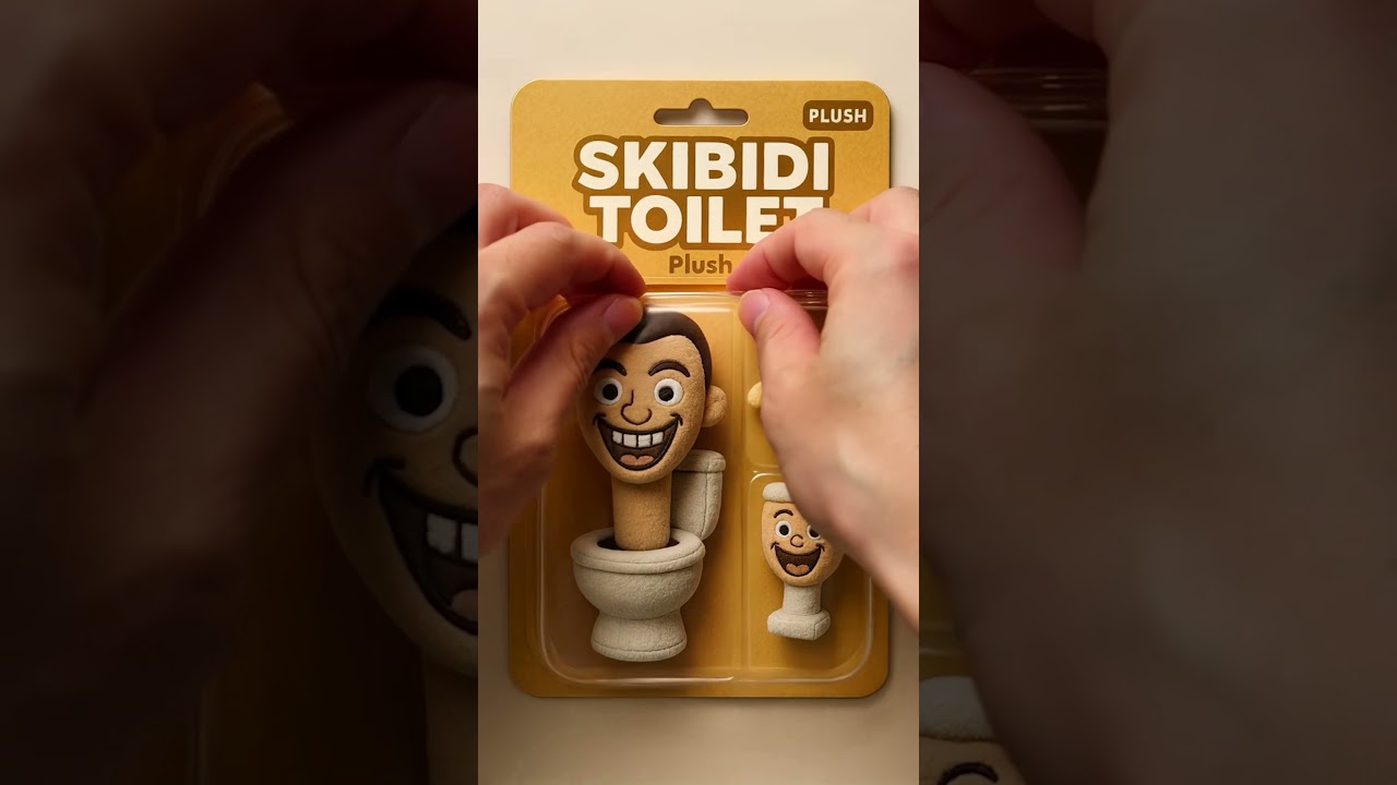 Unboxing Plush Skibidi Toilet &ndash; Soft, stuffed plushy toy version
