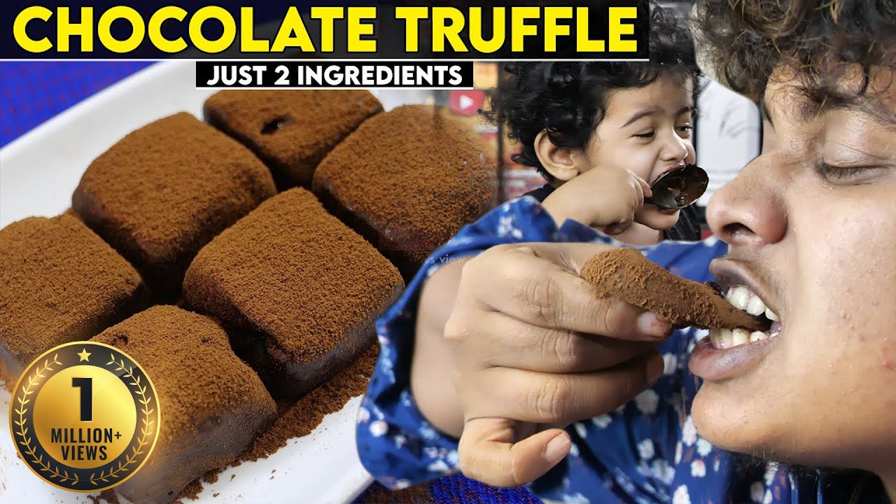 Condensed Milk Chocolate Truffle - With Only 2 Ingredients
