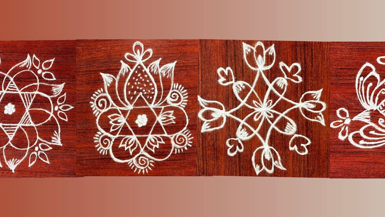 Simple Rangoli’s for Beginners✨✨