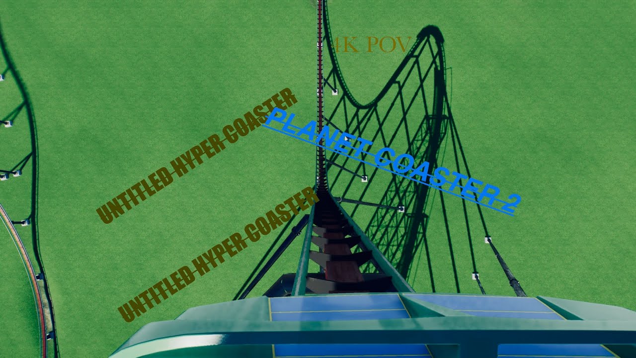 UNTITLED HYPER COASTER POV PLANET COASTER 2 #themepark #coasterculture #amusementparkride #coasting 