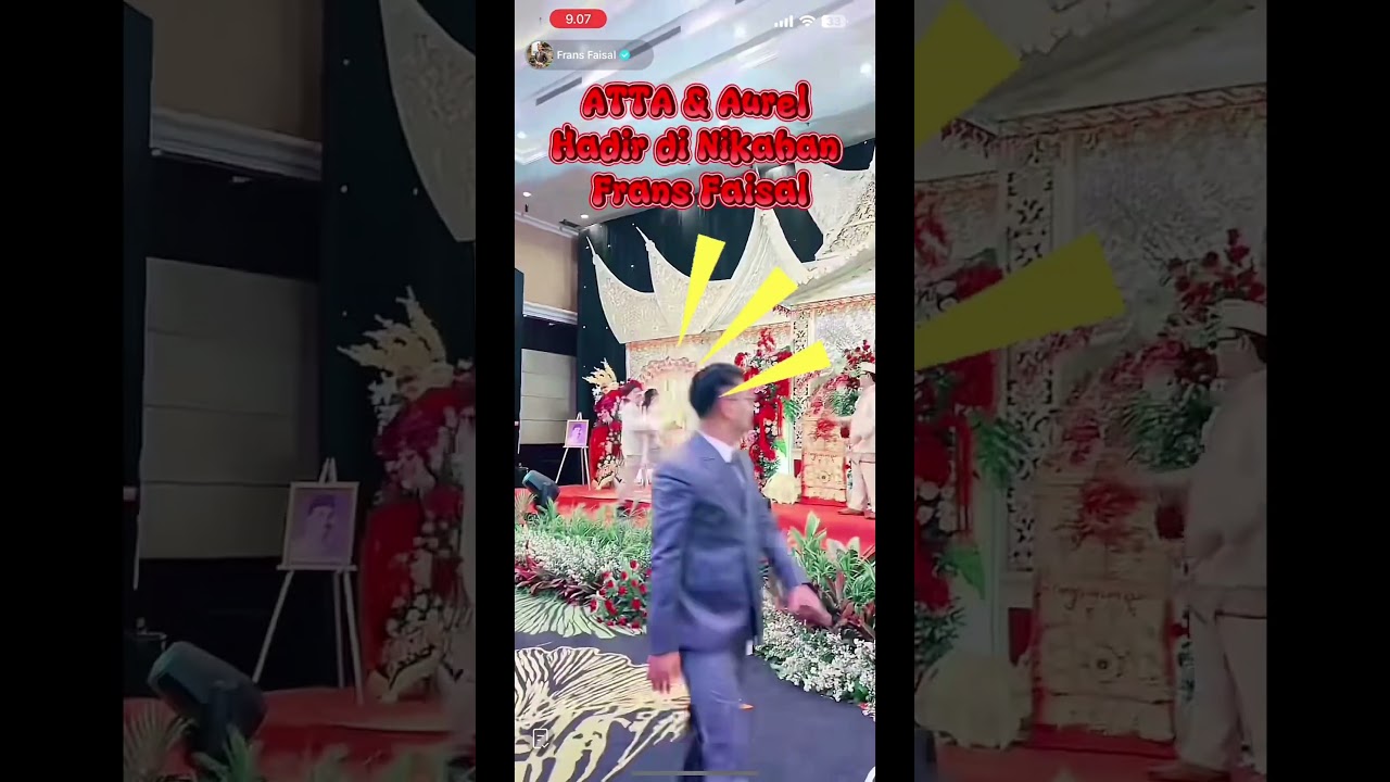 Atta Aurel Halilintar Hadir Dalam Nikahan Frans Faisal #attahalilintar #fujiantiutami #fransfaisal