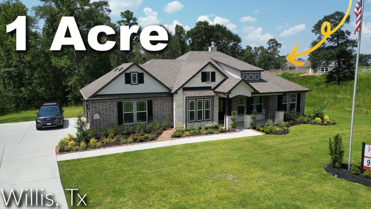 New Construction Home On 1 ACRE Near Houston, Texas! [Kendall Homes]