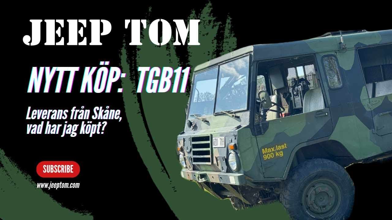 Jeep Tom - Köper TGB11 från Skåne!
