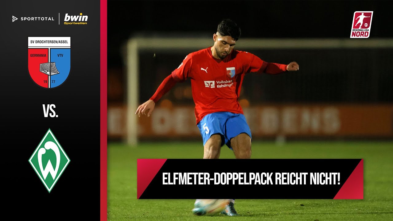 Ex-Profi Bargfrede rettet Werder! | SV Drochtersen/Assel - SV Werder Bremen II | Regionalliga Nord
