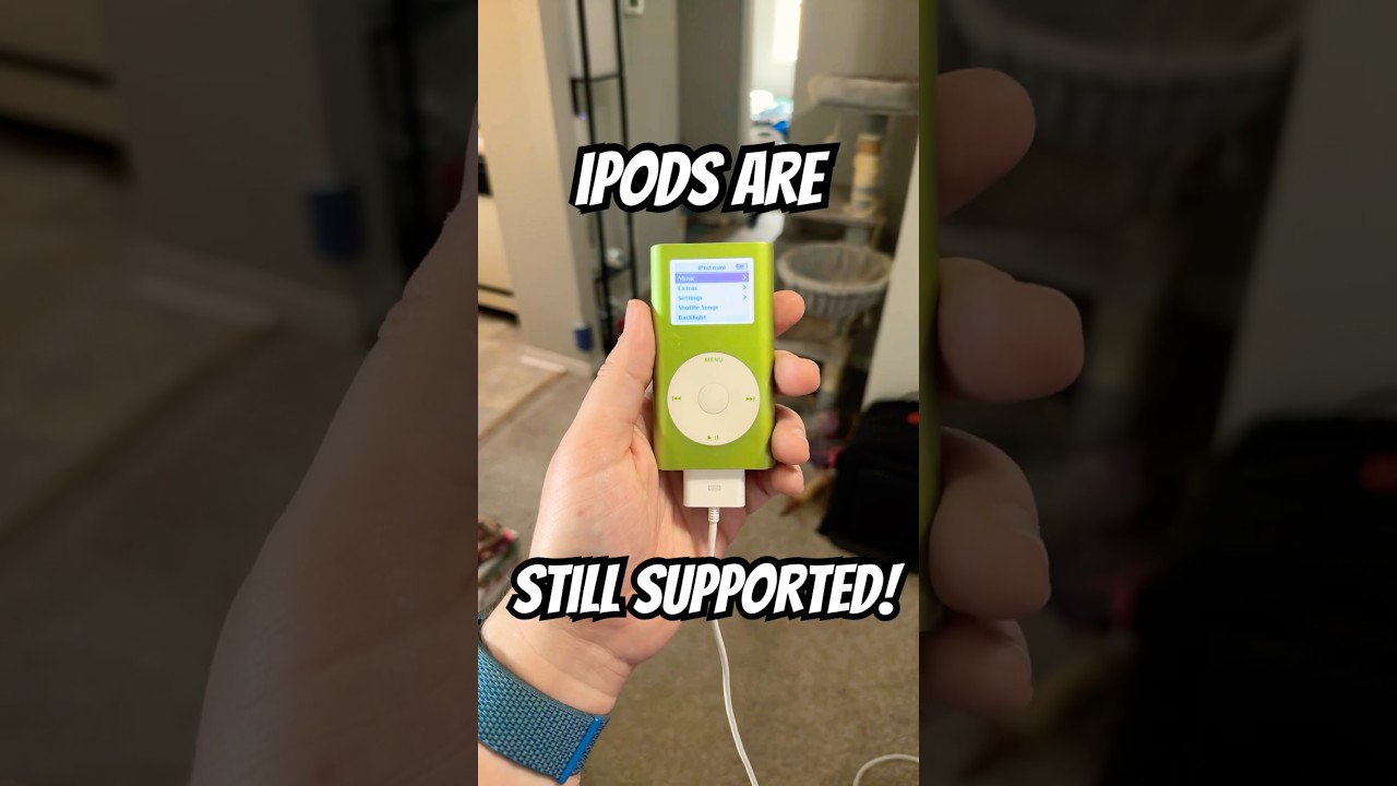Apple still supports the iPod! #ipod #apple #retro #retrotech
