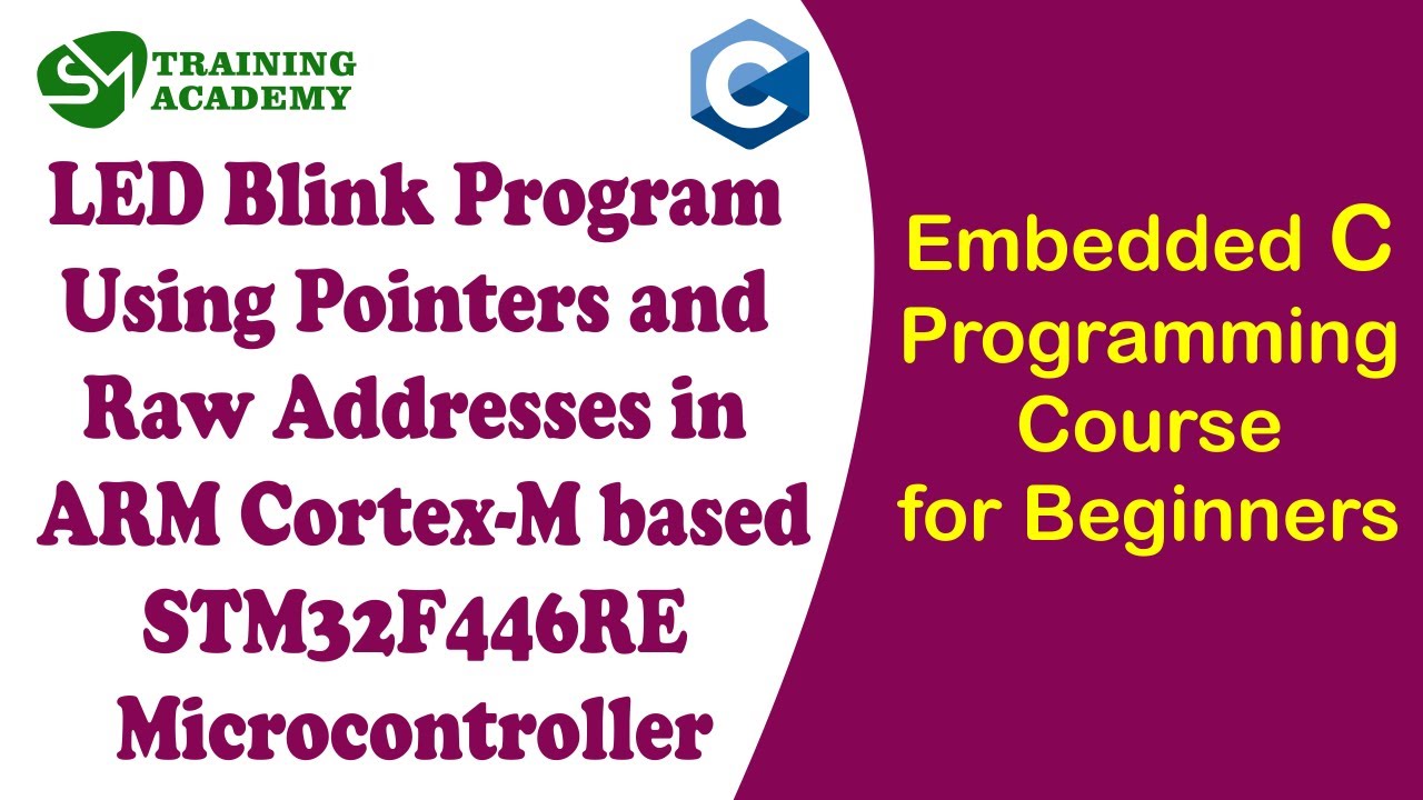 LED Blink Using Pointers in C